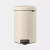 Brabantia NewIcon 20 L pyöreä beige roskis
