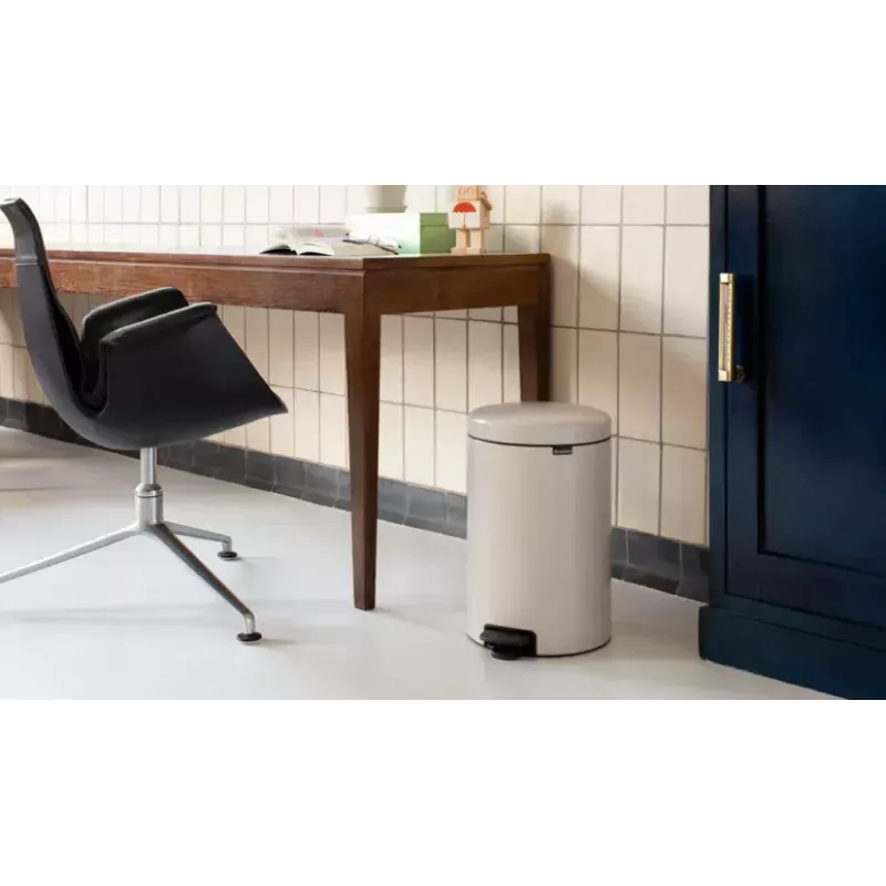 Brabantia NewIcon 20 L pyöreä beige roskis