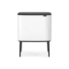 Roskis Brabantia 313547 34 L suorakaiteen muotoinen muovi valkoinen