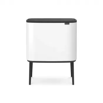 Roskis Brabantia 313547 34 L suorakaiteen muotoinen muovi valkoinen