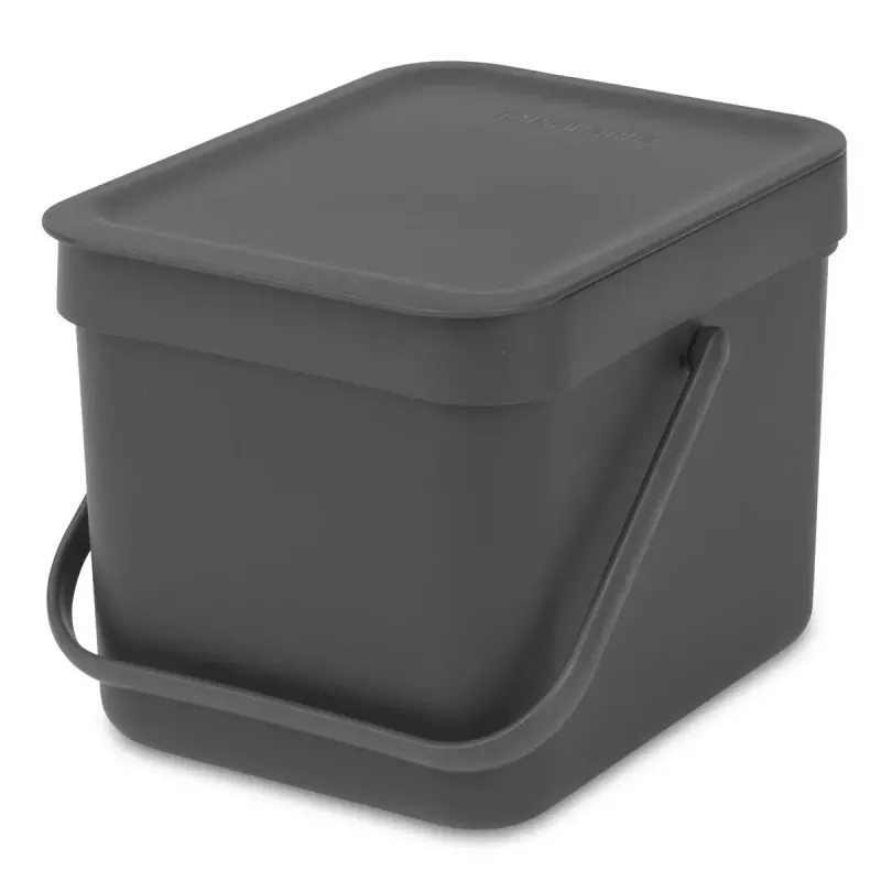 Jäteastia Brabantia 109720 6L suorakaiteen muotoinen harmaa