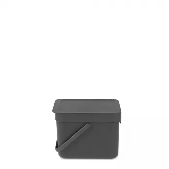 Jäteastia Brabantia 109720 6L suorakaiteen muotoinen harmaa