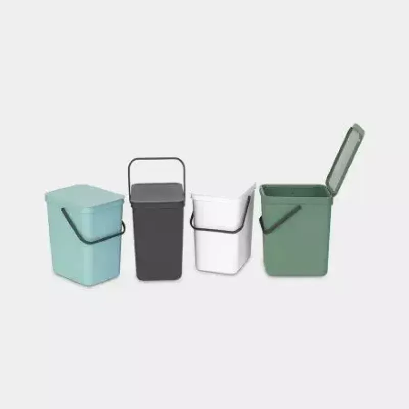 Brabantia 129940 jäteastia 25 l suorakaiteen muotoinen muovi harmaa