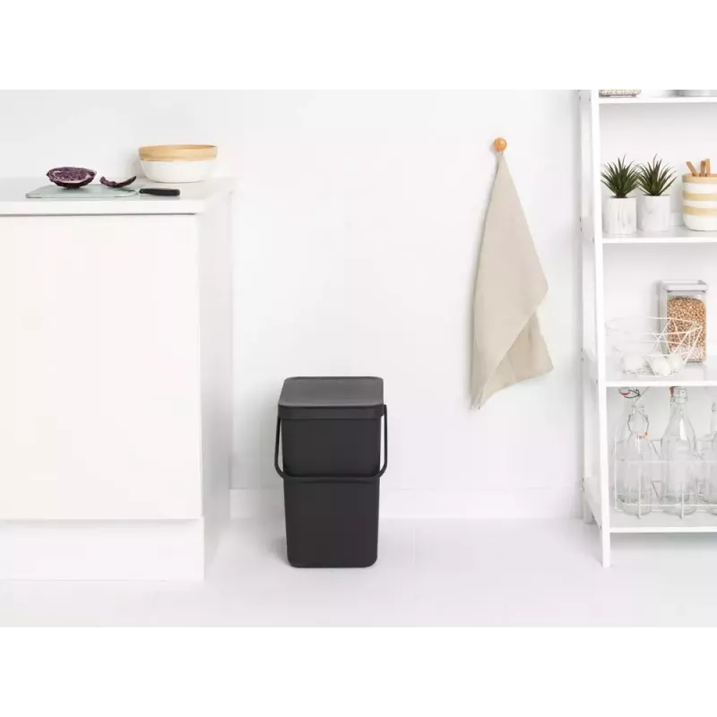 Brabantia 129940 jäteastia 25 l suorakaiteen muotoinen muovi harmaa