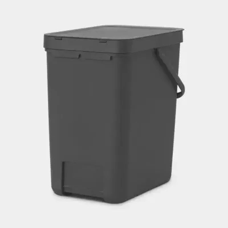 Brabantia 129940 jäteastia 25 l suorakaiteen muotoinen muovi harmaa