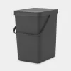 Brabantia 129940 jäteastia 25 l suorakaiteen muotoinen muovi harmaa