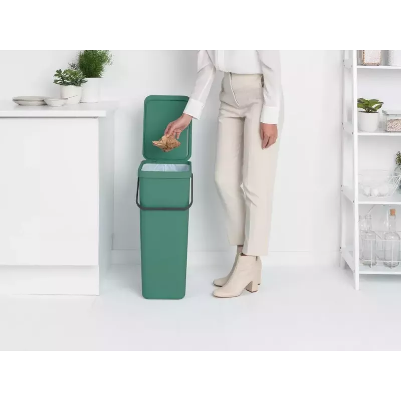 Brabantia Sort & Go 40 l suorakaiteen muotoinen vihreä
