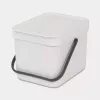 Brabantia Sort & Go 6 l harmaa jäteastia 200x245x181 mm