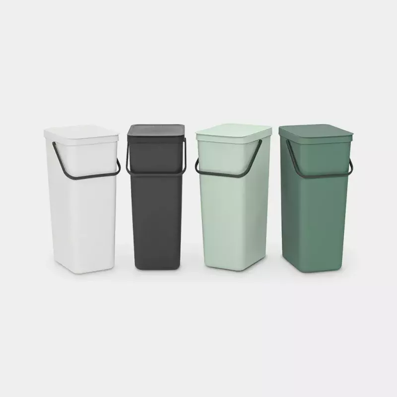 Brabantia Sort & Go 40 l vihreä jäteastia 267x341x620 mm
