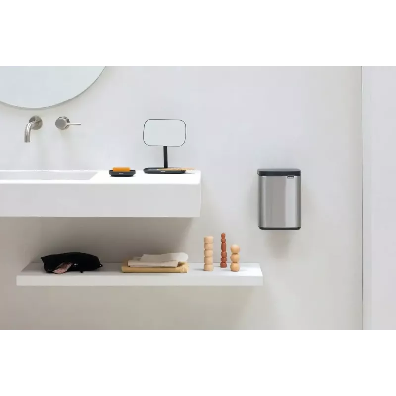 Brabantia Bo 4 l jäteastia suorakaiteen muotoinen teräs musta 22 28 49