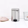 Brabantia newIcon poljinjäteastia pyöreä harjattu teräs