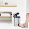 Brabantia newIcon poljinjäteastia pyöreä harjattu teräs