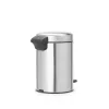 Brabantia newIcon poljinjäteastia pyöreä harjattu teräs