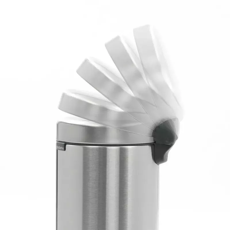Brabantia newIcon poljinjäteastia pyöreä harjattu teräs