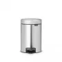 Brabantia newIcon poljinjäteastia pyöreä harjattu teräs