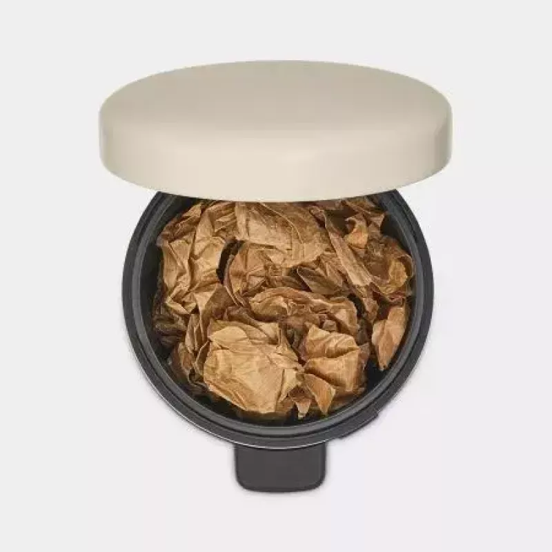 Brabantia NewIcon 5 l pyöreä beige jäteastia