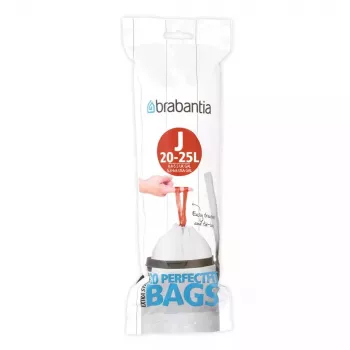 Brabantia 115585 23 l jätepussit valkoinen