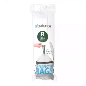 Brabantia 115622 36 l jätepussit valkoinen