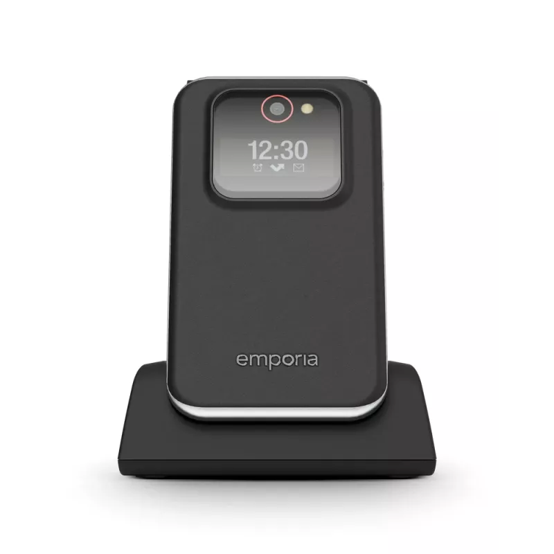 Emporia JOY 7,11 cm (2,8 tuumaa) 113 g musta aloittelijapuhelin