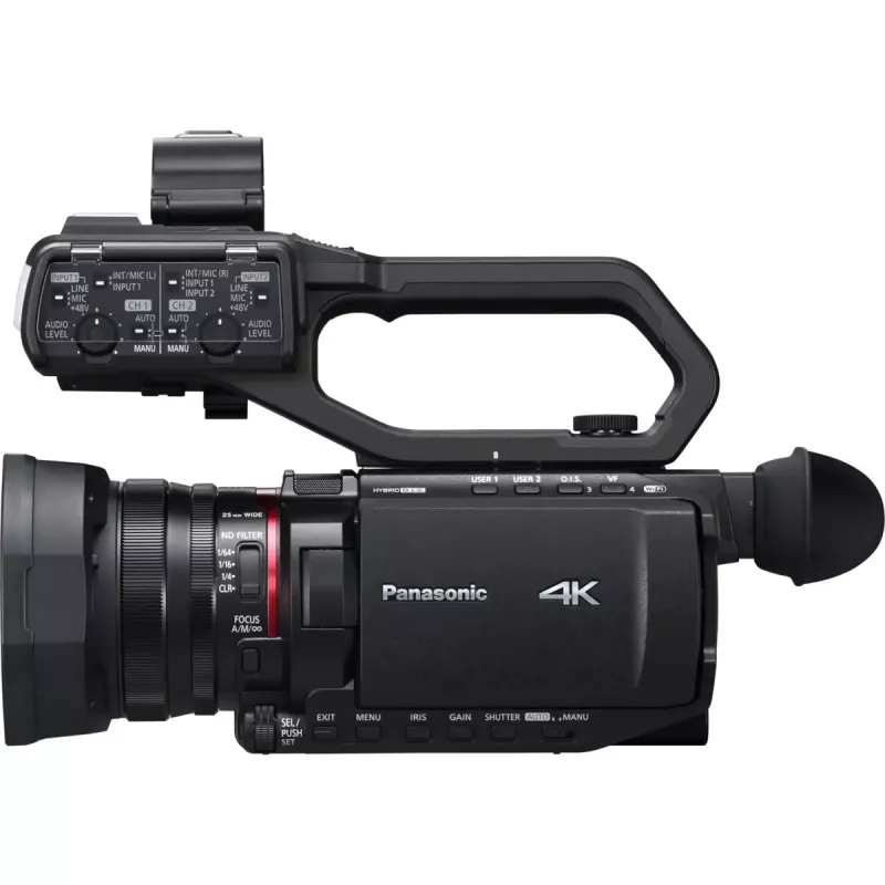 Panasonic AG-CX18EJ 4K 10-bittinen 60p videokamera, 8,29 MP, 24x zoom