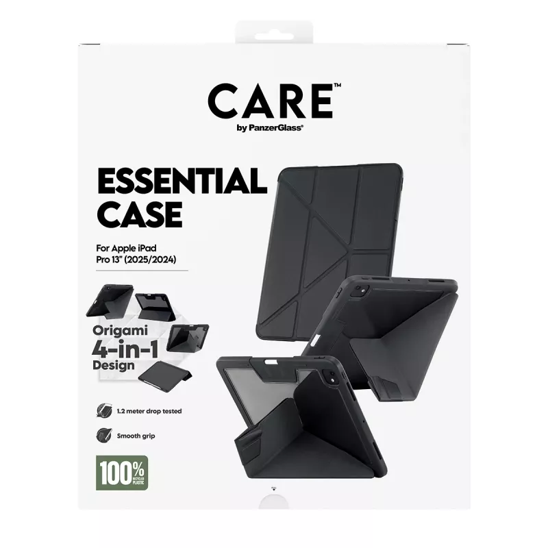 Suoja-TPU-kotelo PanzerGlass iPad Pro 13 (2024–2025) — musta