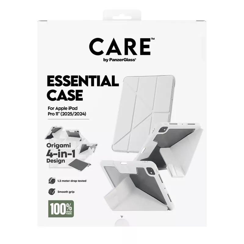Suojakotelo PanzerGlass CARE by ® TPU Essential Case harmaa iPad Pro 11 tuuman (2024-2025)