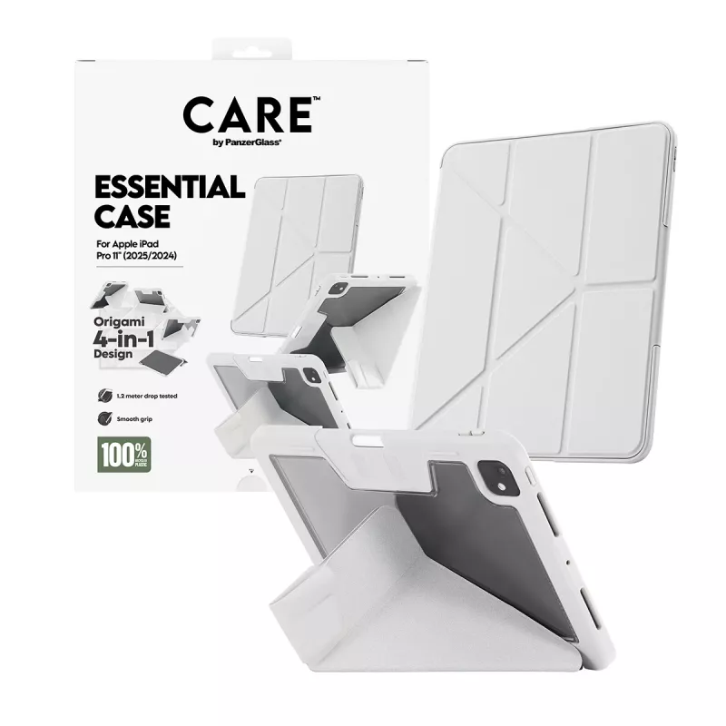 Suojakotelo PanzerGlass CARE by ® TPU Essential Case harmaa iPad Pro 11 tuuman (2024-2025)