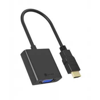 HDMI-VGA-sovitin IcyBox IB-AC502a — HDMI A (uros) VGA (naaras) -sovitin