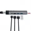Satechi Type-C Pro Hub, 4K HDMI ja Ethernet, space gray (ST-TCPHEM)