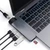 Satechi Type-C Pro Hub, 4K HDMI ja Ethernet, space gray (ST-TCPHEM)