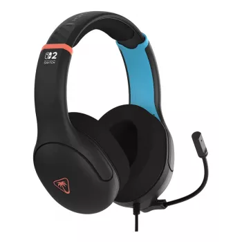 Turtle Beach Airlite Fit Charcoal musta langallinen pelikuuloke Flip-to-Mute-mikrofonilla, Over-Ear-mukavuus