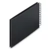 Hama 00009833 Fine Art kierresidottu valokuva-albumi 24x17, 50 mustaa sivua, New Black