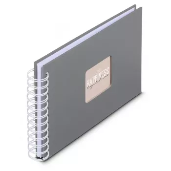 Hama 00009836 valokuva-albumi harmaa 50 lehteä 10 x 15 kierresidonta