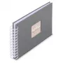 Hama 00009836 valokuva-albumi harmaa 50 lehteä 10 x 15 kierresidonta