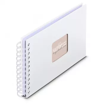 Hama 00009842 valokuva-albumi valkoinen 50 lehteä 10 x 15 kierresidonta