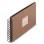 Hama 00009851 valokuva-albumi ruskea 50 lehteä 10 x 15 kierresidonta