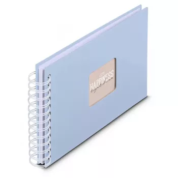 Hama 00009860 valokuva-albumi sininen 50 lehteä kierresidonta