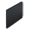 Hama 00009834 Fine Art kierresidottu valokuva-albumi 28x24, 50 mustaa sivua, New Black