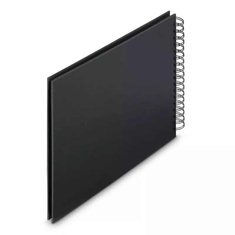 Hama 00009834 Fine Art kierresidottu valokuva-albumi 28x24, 50 mustaa sivua, New Black