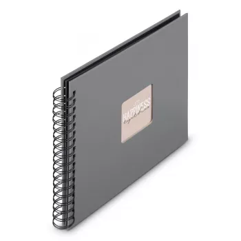 Hama 00009840 valokuva-albumi harmaa 100 lehteä 10 x 15 kierresidonta