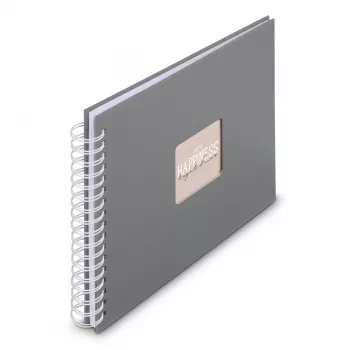 Hama 00009837 valokuva-albumi harmaa 50 lehteä 10 x 15 kierresidonta