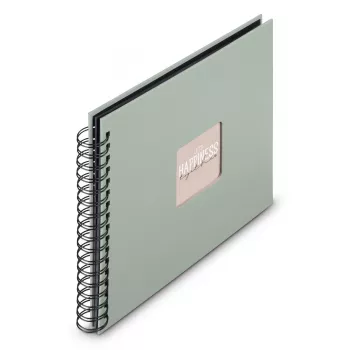 Hama 00009870 valokuva-albumi vihreä 100 lehteä kierresidonta