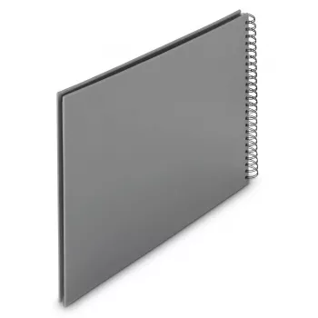Hama 00009841 valokuva-albumi harmaa 50 lehteä kierresidonta