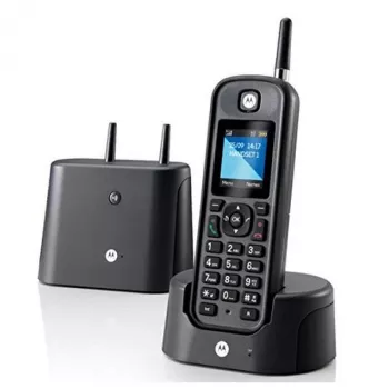 DECT-puhelin Motorola O201 soittajan tunnistus musta langaton luuri