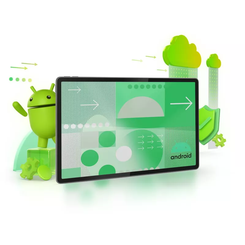 Lenovo Idea Tab Plus ZAG70201SE tabletti, 12,1 tuumaa (30,7 cm) IPS, 8 GB RAM, 256 GB, Wi-Fi, Android 15, kynällä, harmaa
