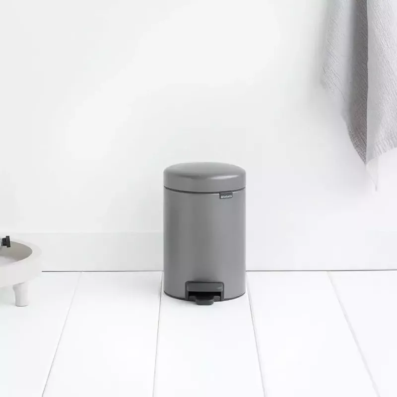 Roska-astia Brabantia 113246 3 L pyöreä platina