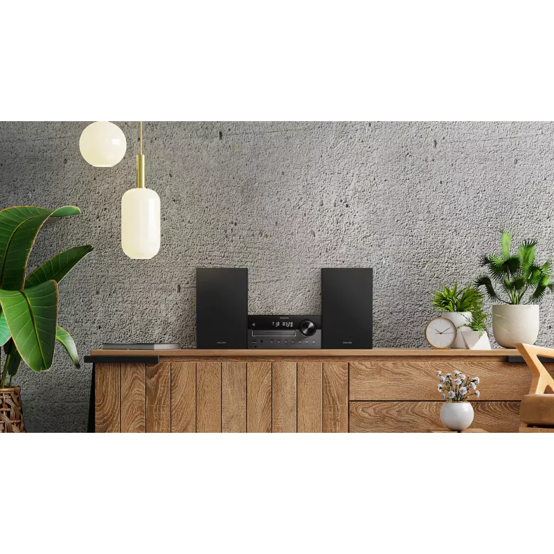 Philips TAM4505M2/12 kotiaudiöjärjestelmä mikrojärjestelmä 80 W musta, tummanharmaa