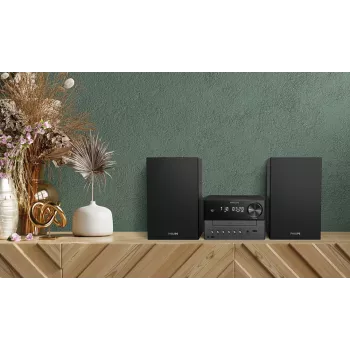 Philips 3000 series TAM3505M2/12 kotiaudiöjärjestelmä Home Audio -mikrojärjestelmä 20 W musta
