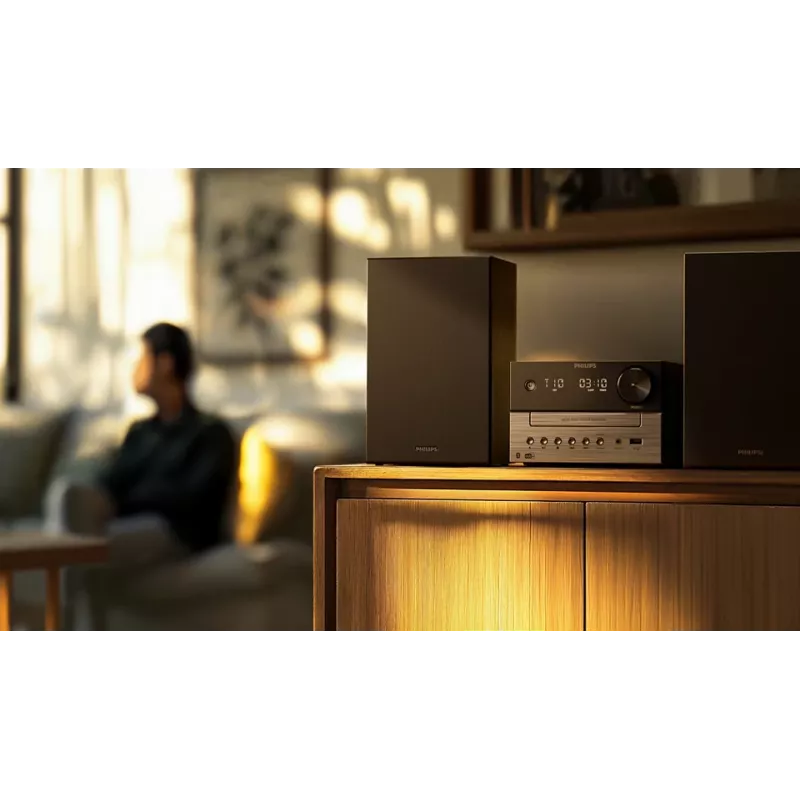 Philips 3000 series TAM3505M2/12 kotiaudiöjärjestelmä Home Audio -mikrojärjestelmä 20 W musta
