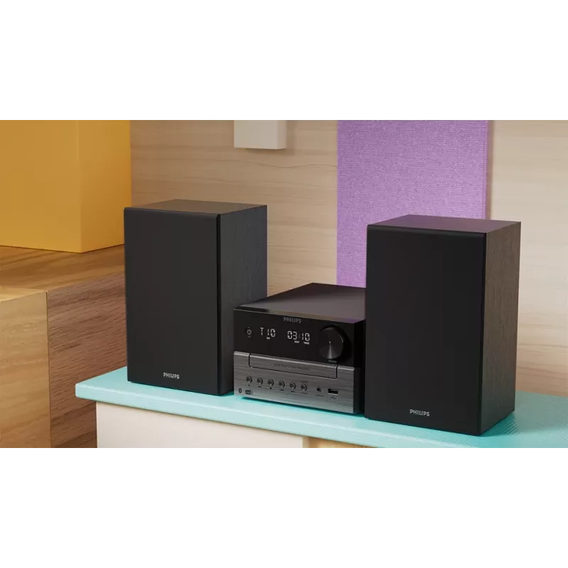Philips 3000 series TAM3505M2/12 kotiaudiöjärjestelmä Home Audio -mikrojärjestelmä 20 W musta